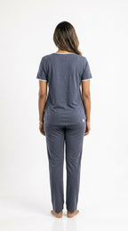 Soft Cotton V Neck PJ Set