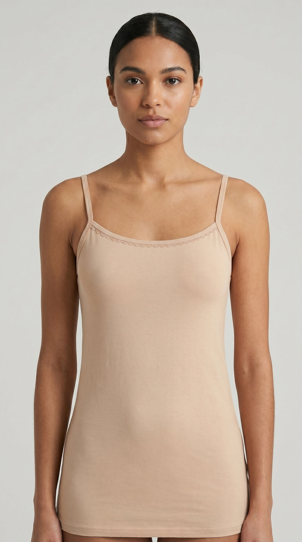 Soft Cotton Camisole Thin Strap Skin