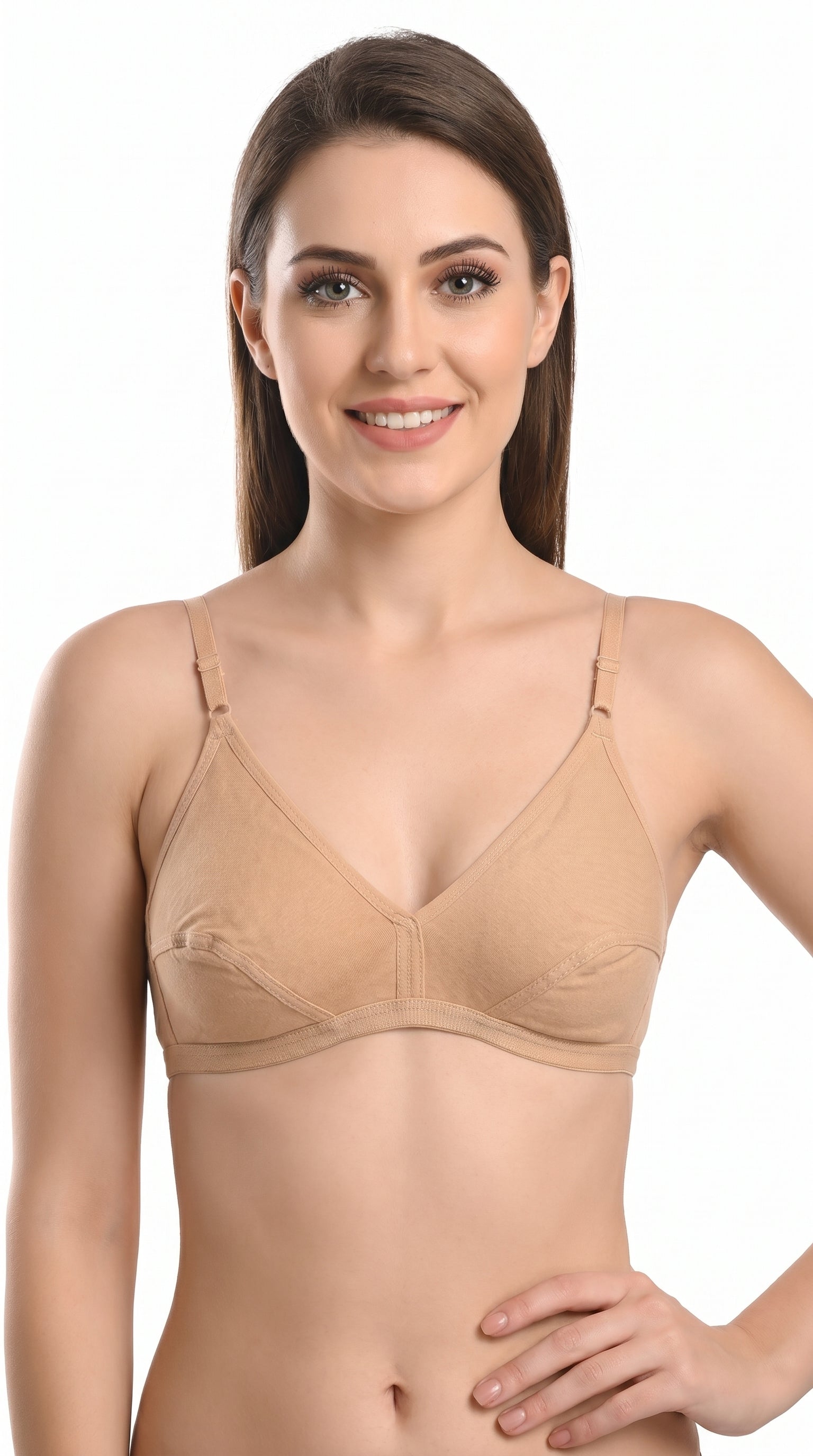 Non Padded Cotton Bra Skin