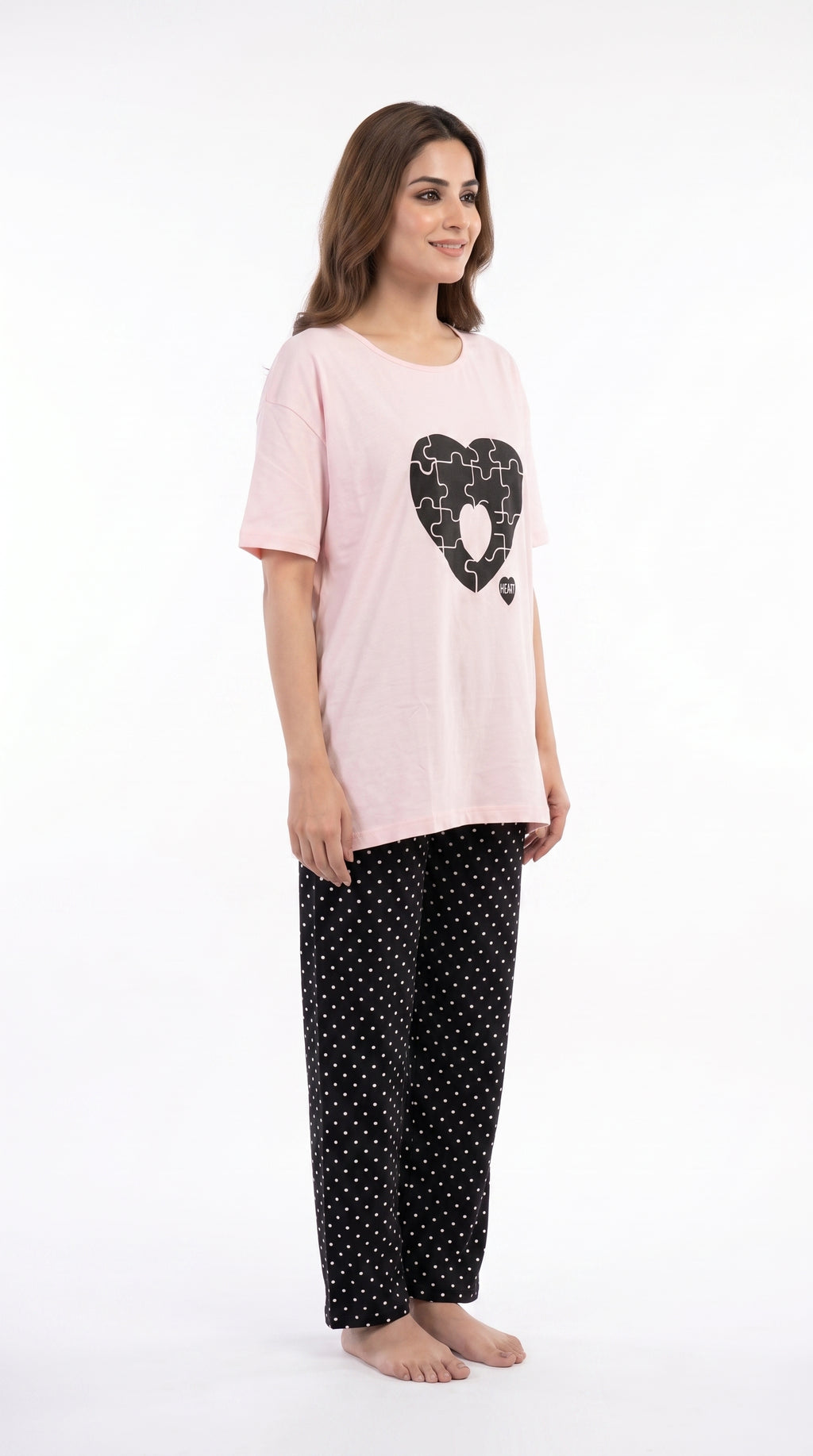 PJ set Heart Polka Dots Shirt & Trouser