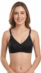 Non Padded Cotton Embroidery Bra