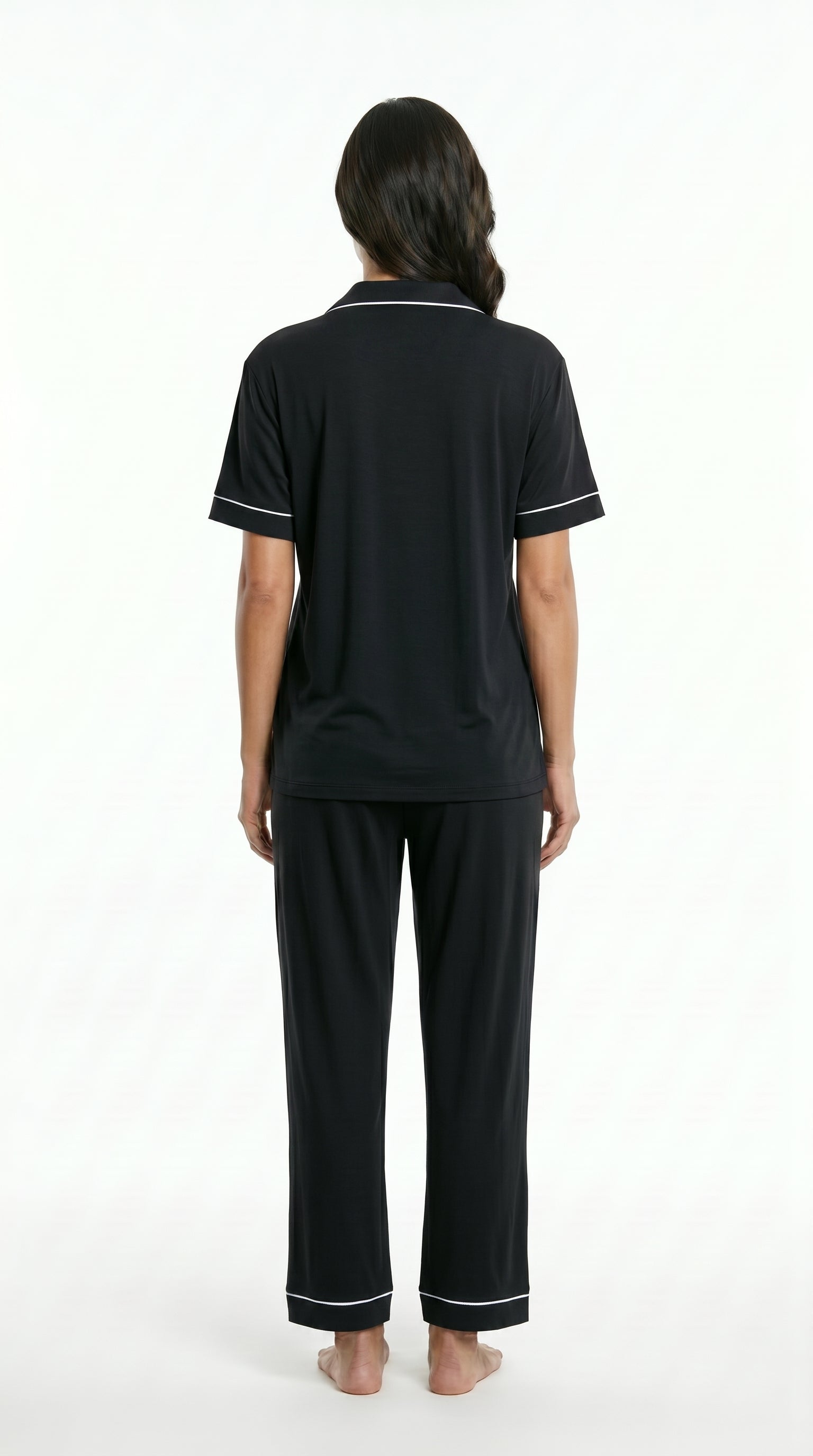 Soft Cotton Satin Silk Night Suit