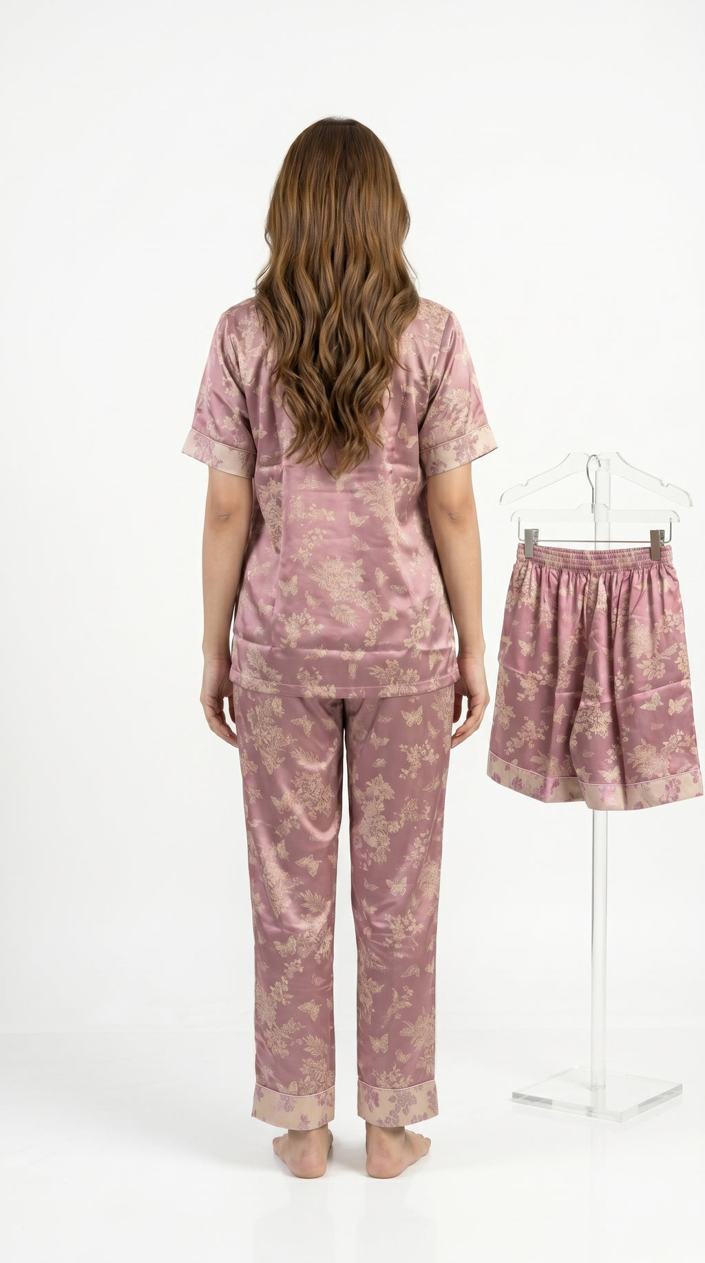 Floral Soft Cotton PJ Set 3 in 1