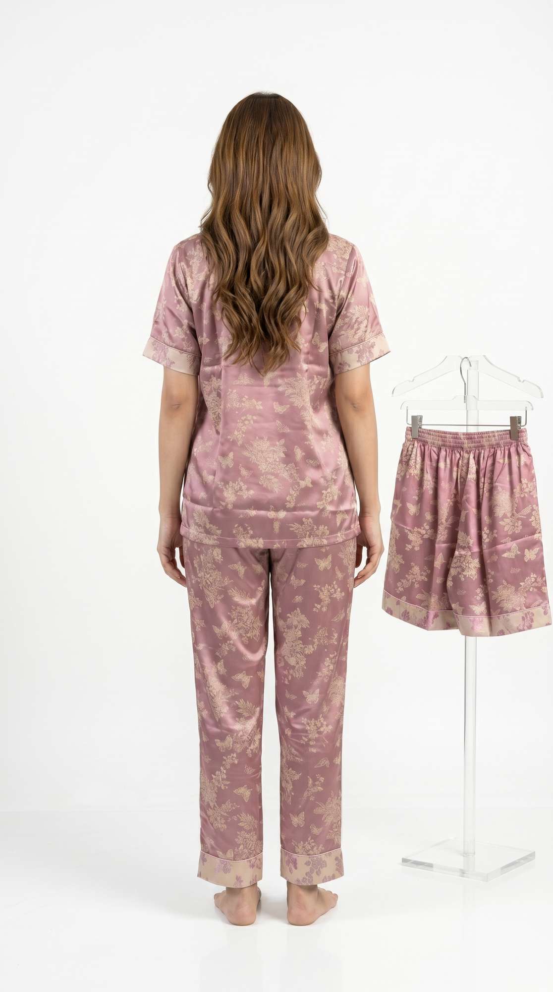 Floral Soft Cotton PJ Set 3 in 1