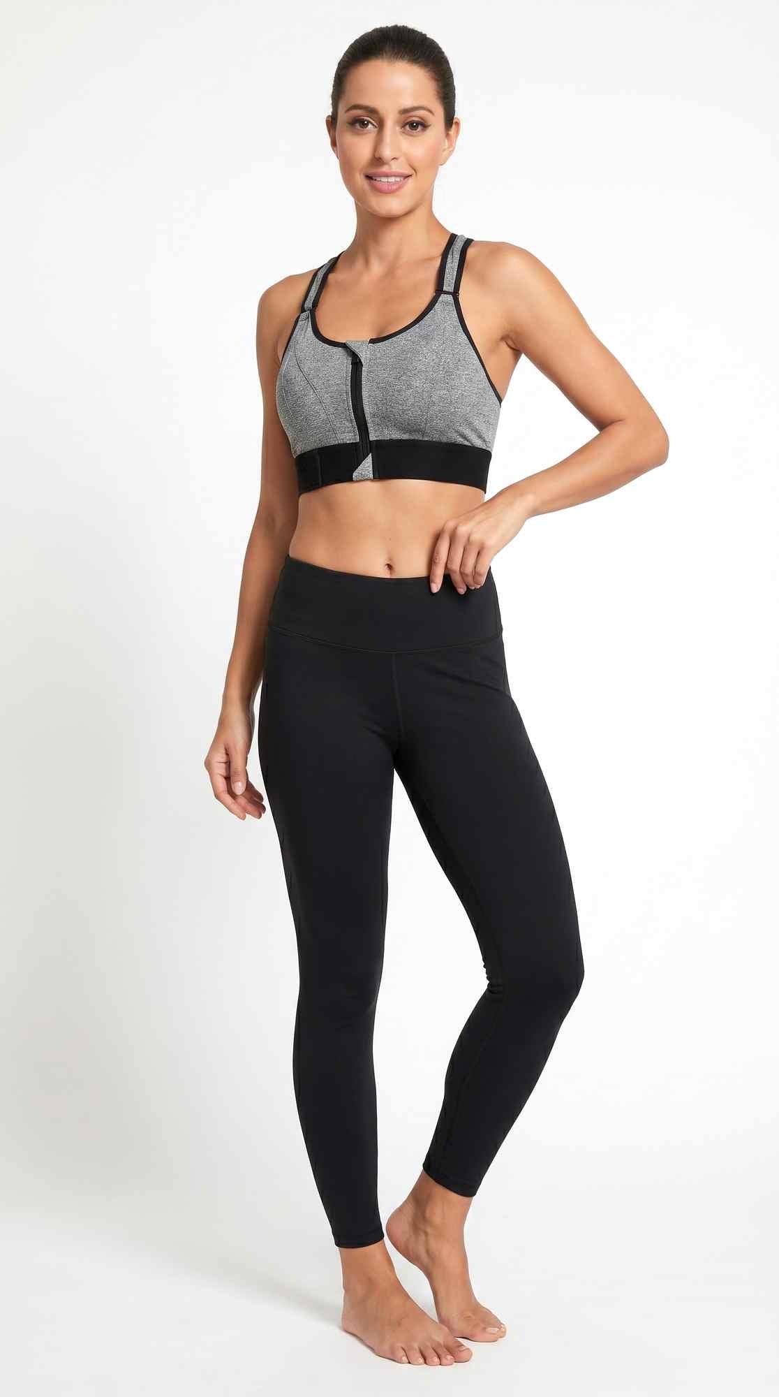 Active Pro Zip Sports Bra