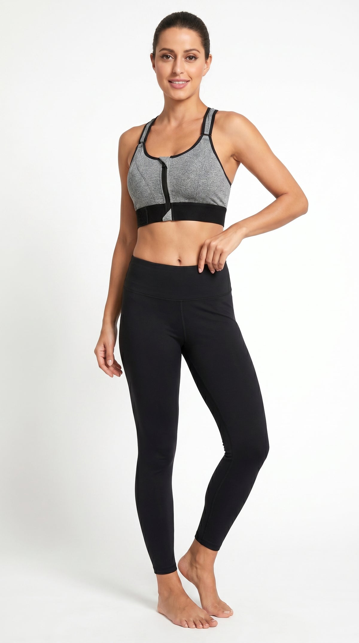 Active Pro Zip Sports Bra