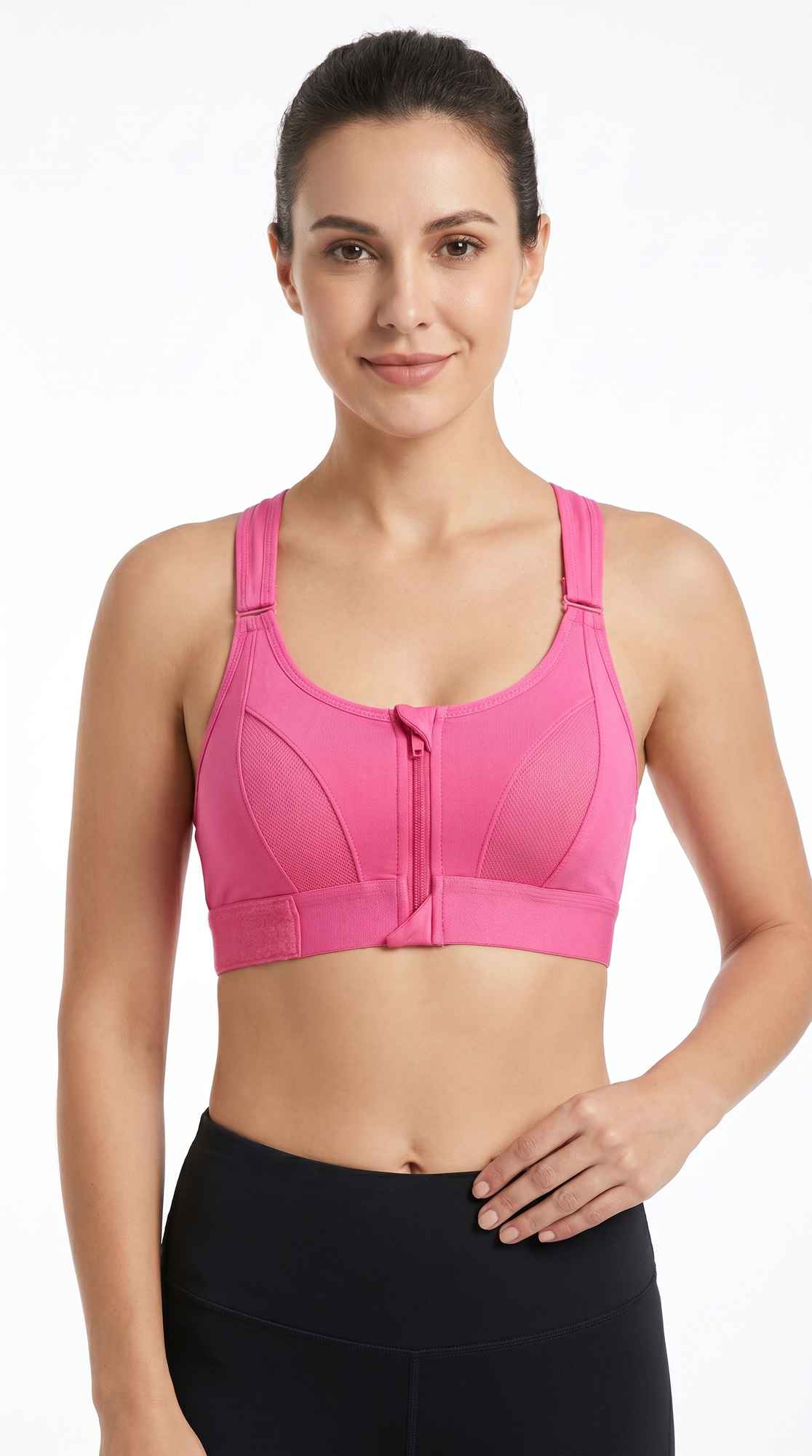 Active Pro Zip Sports Bra