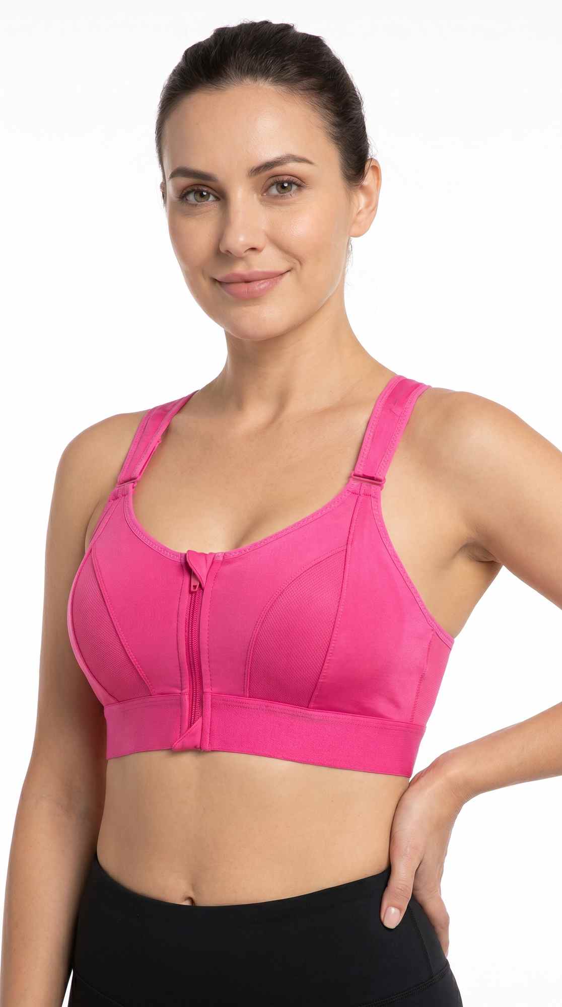 Active Pro Zip Sports Bra