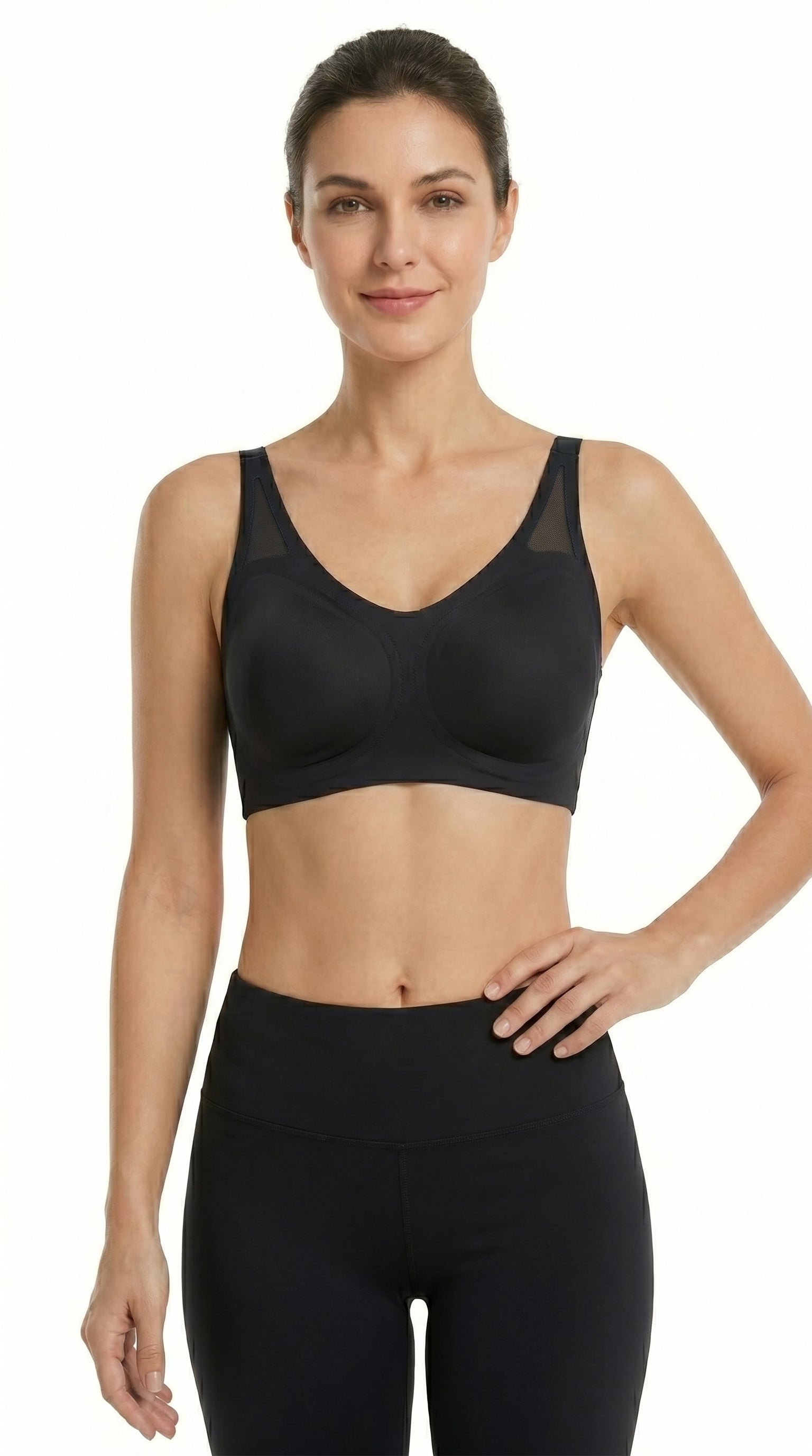 Padded Seamless Cloud Fit Bra Black