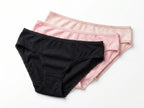 Bundle of 3 Soft Cotton Panties Pinky Strips