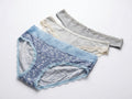 Bundle of 3 Soft Cotton Panties Lace Mix Colors