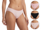 Bundle of 3 Soft Cotton Panties Pinky Strips