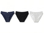 Bundle of 3 Soft Cotton Panties Circle Star Mix Colors