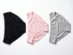 Bundle of 3 Soft Cotton Panties Plain Mix Colors