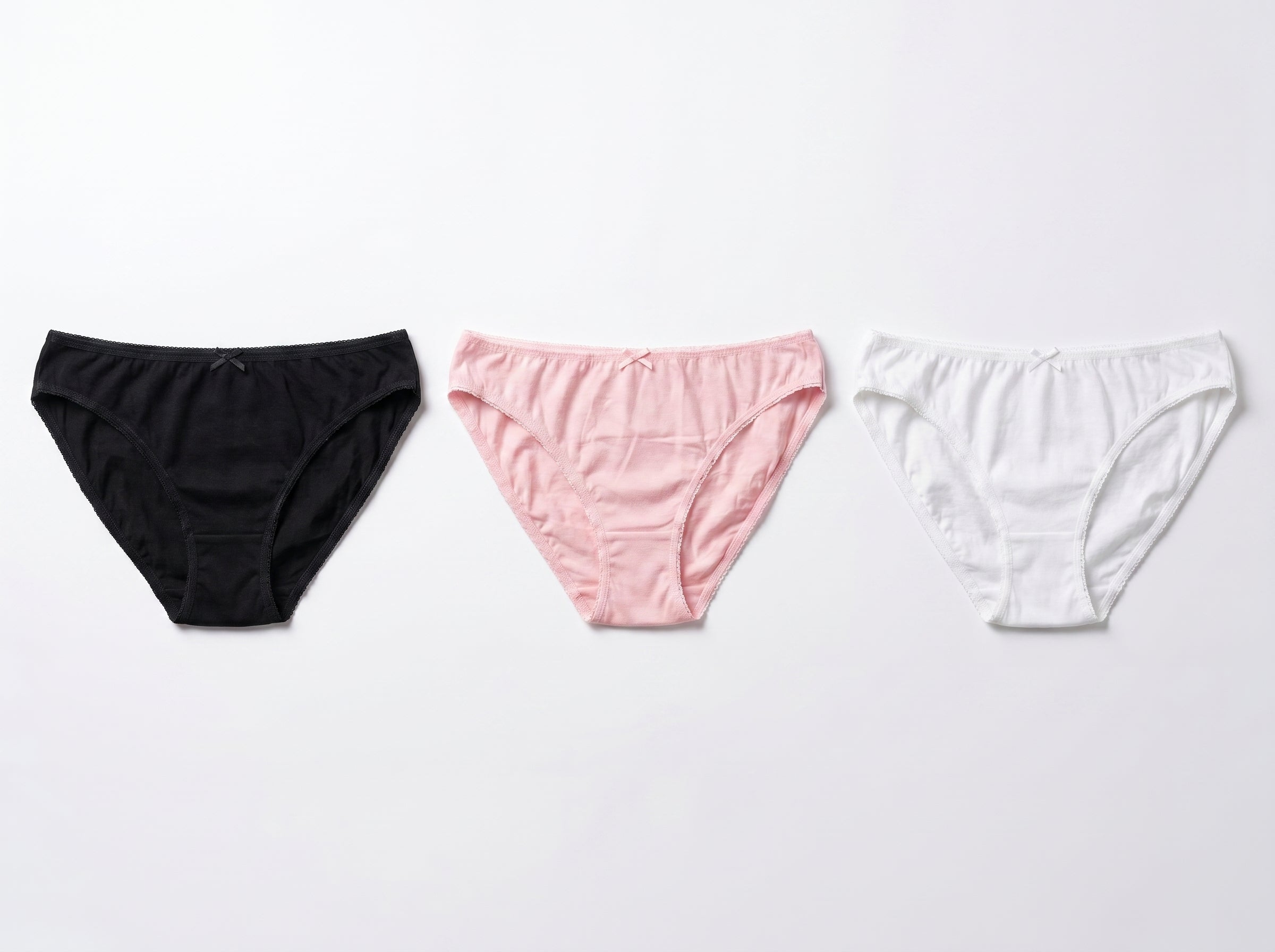 Bundle of 3 Soft Cotton Panties Stars Mix Colors