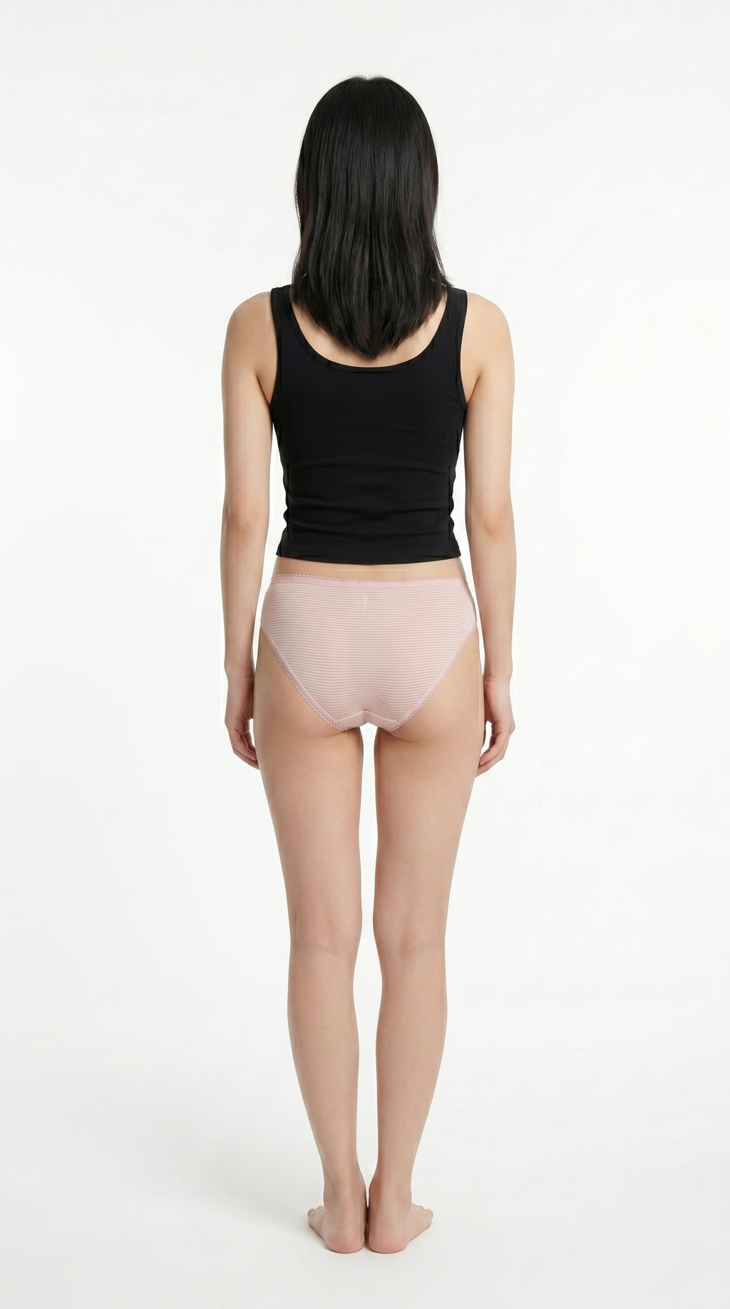 Bundle of 3 Soft Cotton Panties Pinky Strips